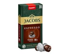 Jacobs Espresso 10 Intenso Coffee Capsules Compatible with Nespresso 10 Capsules 5.2 g