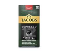 JACOBS Espresso 12 Ristretto KaffeeKAPSELN NESPRESSO Kompatibel Kaffee 10 K