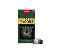 Jacobs Douwe Egberts JACOBS Espresso Ristretto Intensity 12 - 10 aluminum capsules compatible with Nespresso® coffee machines*