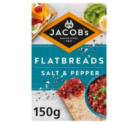 JACOB'S Flatbread Salt & Pepper Crackers 150g