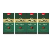 Jacobs Krönung Coffee 500g x 4 | Ground Roast Coffee | Pack of 4 | Rich Aroma & Balanced Flavour | Suitable for Filter Coffee Machines and Manual Brewing