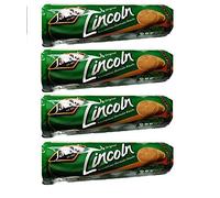 Jacob's Lincoln Scrumptious Shortcake Biscuits | Premium Classic Cookies | Made in Ireland | Pack of 4