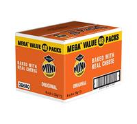 Jacob's Mini Cheddars Baked with Real Cheese Snack Biscuits Crackers 48 x 25g Bags