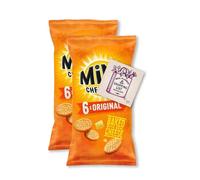 Jacobs Mini Cheddars Original Multipack, 12 Mini Bags - Snack Pack, 2 Packs of 6 x 23g - Crunchy, Baked, Cheese Snack, Lunch Box, Picnic, Party Snacks, Office Treat