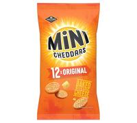 JACOB'S Mini Cheddars Original Multipack, 12 x 23 g Bags Per Pack