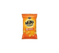 Jacob's Mini Cheddars Original Multipack - Baked with Real Cheese, 12 Packs x 23g