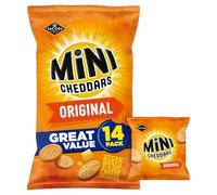 JACOB'S Mini Cheddars Original Multipack Snacks 14 Pack 14 x 23g