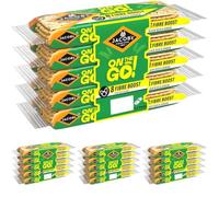 Jacob's On The Go Fibre Boost Black Seed & Quinoa Cracker Biscuits 5 x 40g (Pack of 4)