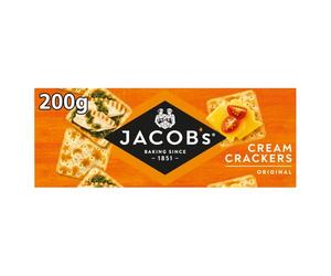 JACOB'S Original Cream Crackers, 200g (Pack of 1)