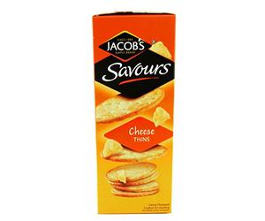 Jacob's Savours Cheese Thins 150G