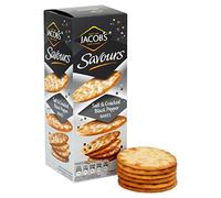 Jacob's Savours Salt & Pepper Bakes 200g - Pack of 2