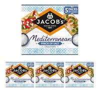 JACOB'S Savours Thins Sour Cream & Chive Crackers 150g (Pack of 4)
