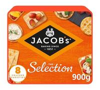 Jacobs The Selection Biscuits for Cheese, 8 Cracker Varieties, 900g