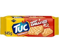 Jacobs TUC Sandwich Snack Crackers, 145g (Sweet Chilli & Sour Cream)