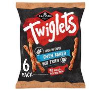 JACOB'S Twiglets Original Baked Snacks Multipack 6 x 23g, 138g