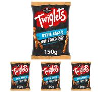 JACOBS Twiglets Original Sharing Bag Snacks 150 g Pack of 4