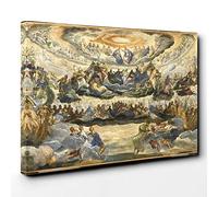 Jacopo Comin Tintoretto The Miracle of The Slave Canvas Print | Gallery Wrapped 30mm Frame Wall Art | 30x20 inches | Ready to Hang | Modern Picture | Living Room Bedroom Lounge Office