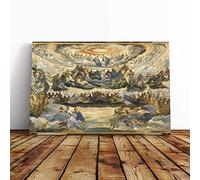 Jacopo Comin Tintoretto The Miracle of The Slave Canvas Print | Gallery Wrapped 30mm Frame Wall Art | 30x20 inches | Ready to Hang | Modern Picture | Living Room Bedroom Lounge Office