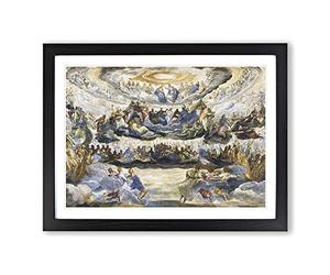 Jacopo Comin Tintoretto the Miracle of the Slave Classic Painting Framed Print | A3 Black Framed Wall Art | Ready to Hang | Classic Historical Picture | Living Room Bedroom Lounge Office