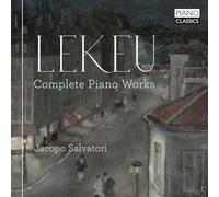 JACOPO SALVATORI - LEKEU COMPLETE PIANO WORKS - CD - F4z