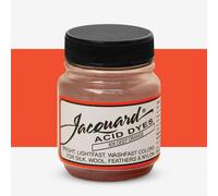 Jacquard Acid Dye for Wool, Silk and Other Protein Fibers, 1/2 Ounce Jar, Concentrated Powder, Deep Orange 606
