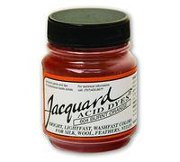 Jacquard Acid Dye (604 Burnt Orange) Professional Fabric Dye for Wool, Silk, Nylon & Protein Fibres, Highly Concentrated Powder 14g Jar