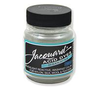 Jacquard Acid Dye (Blacklight Blue 645) Professional Fabric Dye for Wool, Silk, Nylon & Protein Fibres, Highly Concentrated Powder 14g Jar