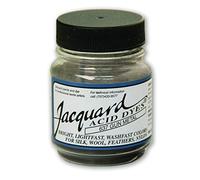 Jacquard Acid Dye for Wool, Silk and Other Protein Fibers, 1/2 Ounce Jar, Concentrated Powder, Gun Metal 637