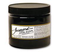 Jacquard Acid Dye for Wool, Silk and Other Protein Fibers, 8 Ounce Jar, Concentrated Powder, Gold Ochre 636
