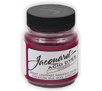 Jacquard Acid Dye (Magenta 643) Professional Fabric Dye for Wool, Silk, Nylon & Protein Fibres, Highly Concentrated Powder 14g Jar