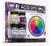 Jacquard Acid Dye Set - Yellow, Turquoise, Fuchsia & Black