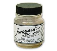 Jacquard Acid Dye (Silver Grey 638) Professional Fabric Dye for Wool, Silk, Nylon & Protein Fibres, Highly Concentrated Powder 14g Jar