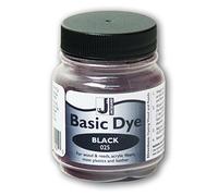 Jacquard Basic Dye Black 14g - Intense Colour for Acrylic Fibres & Hard-to-Dye Surfaces