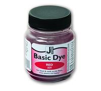 Jacquard Basic Dye Red 14g - Intense Colour for Acrylic Fibres & Hard-to-Dye Surfaces