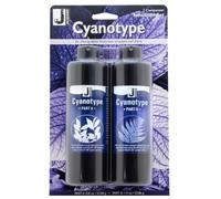 Jacquard Cyanotype Set - Cyanotype Chemicals for Fabric, Paper and More, Easy-to-Use Sun Print Kit, Create Stunning Prints with Cyanotype and Sunlight, Includes Sensitizer Solutions A & B