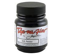 Jacquard Dye-Na-Flow Liquid Fabric Paint, Versatile Textile Colour for Silk Painting and Tie Dye Crafts, Permanent Washable Art Supply for Clothes, Pewter 66.5 ml