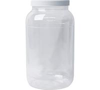Jacquard Empty Wide Mouth Gallon Plastic Jug-Clear