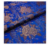 Jacquard Fabric Brocade Jacquard Flower Pattern Fabrics by The Yard for DIY Design Sewing Material Cheongsam Dress Satin Garment Fabric(Color 13,50x75cm)
