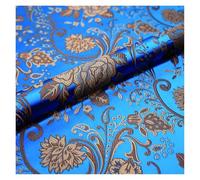 Jacquard Fabric Brocade Jacquard Flower Pattern Fabrics by The Yard for DIY Design Sewing Material Cheongsam Dress Satin Garment Fabric(Color 5,250X75cm)