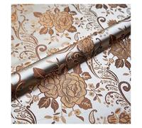 Jacquard Fabric Brocade Jacquard Flower Pattern Fabrics by The Yard for DIY Design Sewing Material Cheongsam Dress Satin Garment Fabric(Color 8,50x75cm)