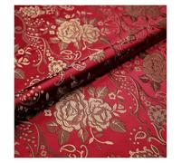 Jacquard Fabric Brocade Jacquard Flower Pattern Fabrics by The Yard for DIY Design Sewing Material Cheongsam Dress Satin Garment Fabric(Color 2,100X75cm)