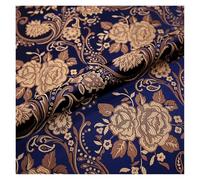 Jacquard Fabric Brocade Jacquard Flower Pattern Fabrics by The Yard for DIY Design Sewing Material Cheongsam Dress Satin Garment Fabric(Color 11,150X75cm)
