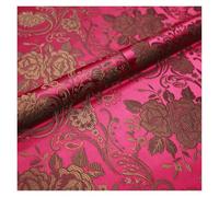 Jacquard Fabric Brocade Jacquard Flower Pattern Fabrics by The Yard for DIY Design Sewing Material Cheongsam Dress Satin Garment Fabric(Color 4,200X75cm)