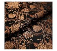 Jacquard Fabric Brocade Jacquard Flower Pattern Fabrics by The Yard for DIY Design Sewing Material Cheongsam Dress Satin Garment Fabric(Color 10,50x75cm)