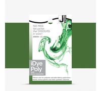 Jacquard iDye Poly Fabric Dye Green for Natural, Synthetic, Polyester and Blended Textile Fibres 14g No Mess Packet