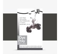 Jacquard iDye Poly Fabric Dye Silver Grey for Natural, Synthetic, Polyester and Blended Textile Fibres 14g No Mess Packet