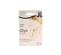 Jacquard iDye Ecru Fabric Colour for Natural Textiles, Permanent Garment Dyeing on Cotton Silk and Rayon, Craft Upcycling with Dissolvable Packet