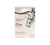 Jacquard iDye Gun Metal Fabric Dye for Natural Fibres, Textile Colouring and Clothes Upcycling Craft Projects, Permanent Colour in Dissolvable Sachet, 14g Pack