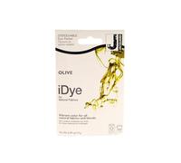 Jacquard iDye Olive Green Fabric Colourant for Natural Fibres, Cotton Linen Rayon Clothes Refresh, Easy Stovetop Textile Crafting Supplies, Single Use Dissolvable Sachet