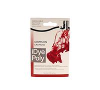 Jacquard iDye Poly Crimson Fabric Dye for Synthetic Fibres, Polyester Colourant Suitable with Nylon Plastic Crafts, Dissolvable Sachet Packet
